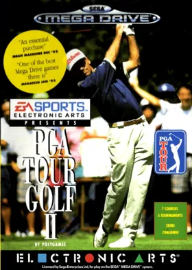 PGA Tour Golf II (USA, Europe) box cover front